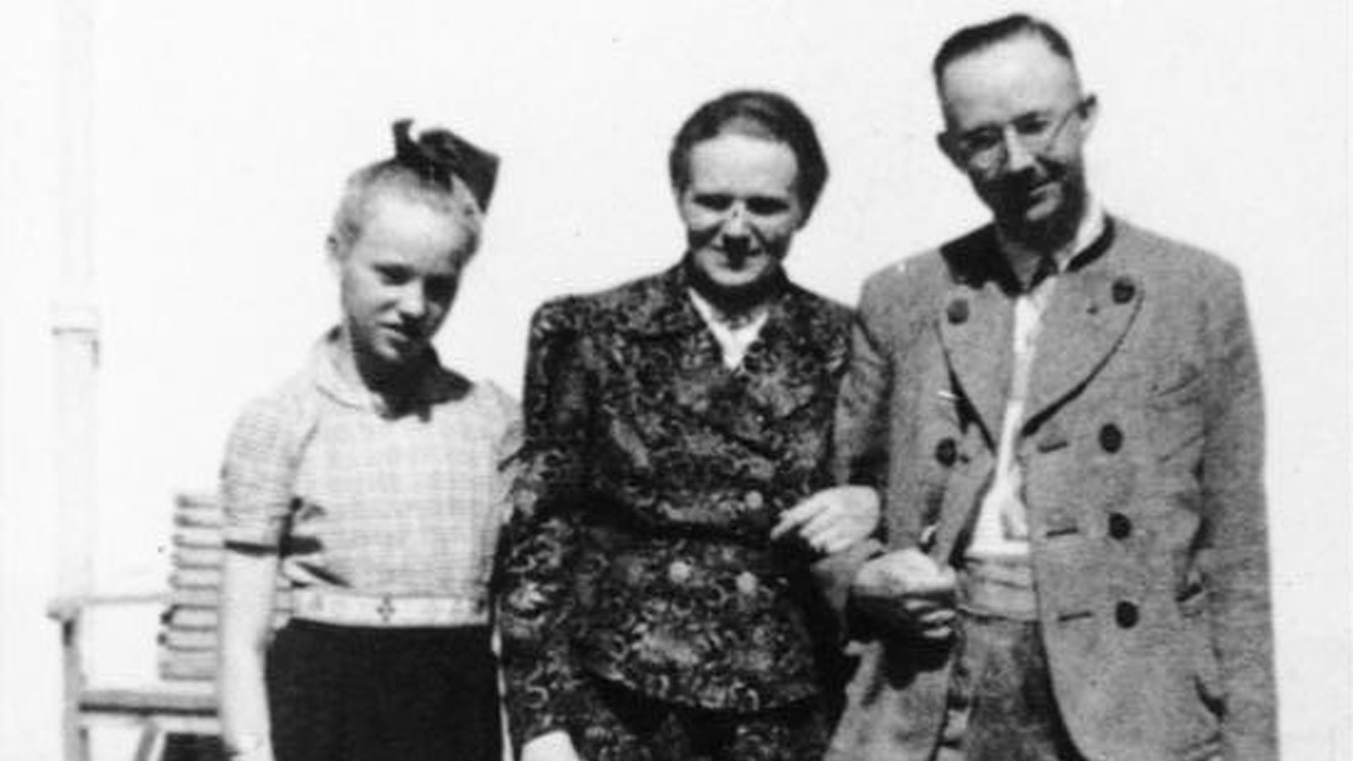 Heinrich Himmler z córką Gudrun - pierwsza z lewej