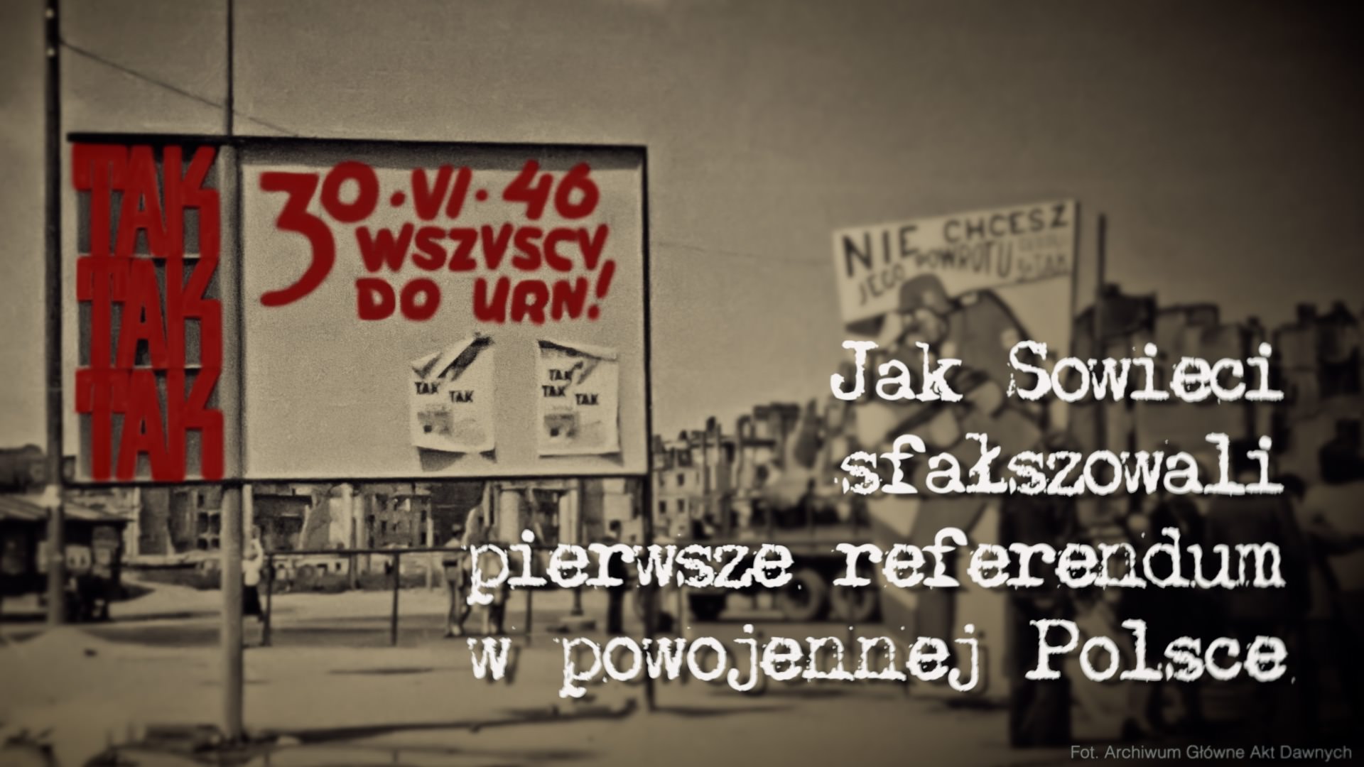 Jak Sowieci sfałszowali pierwsze referendum w powojennej Polsce